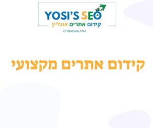 קידום אתרים מקצועי