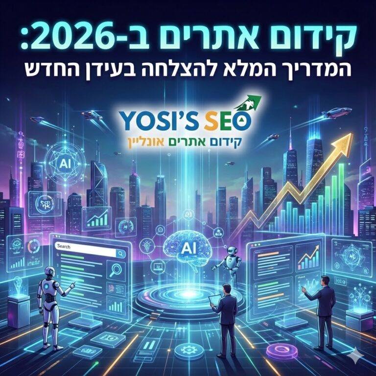 קידום אתרים ב 2026 המדריך המלא להצלחה בעידן החדש