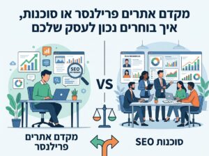 הבחירה בין פרילנסר לסוכנות לקידום אתרים