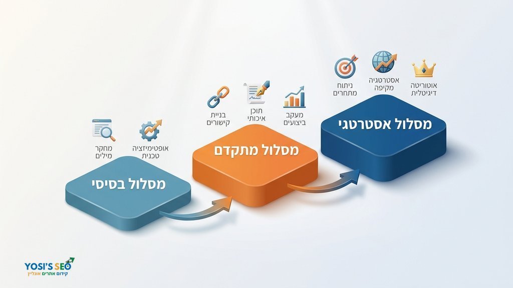 נוצר על ידי מודל בינה מלאכותית Gemini Pro השוואת חבילות קידום אתרים חודשיות לעסקים